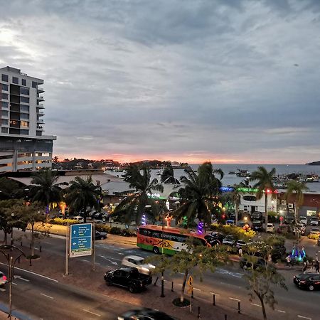 Space Cap Hotel Kota Kinabalu Bagian luar foto