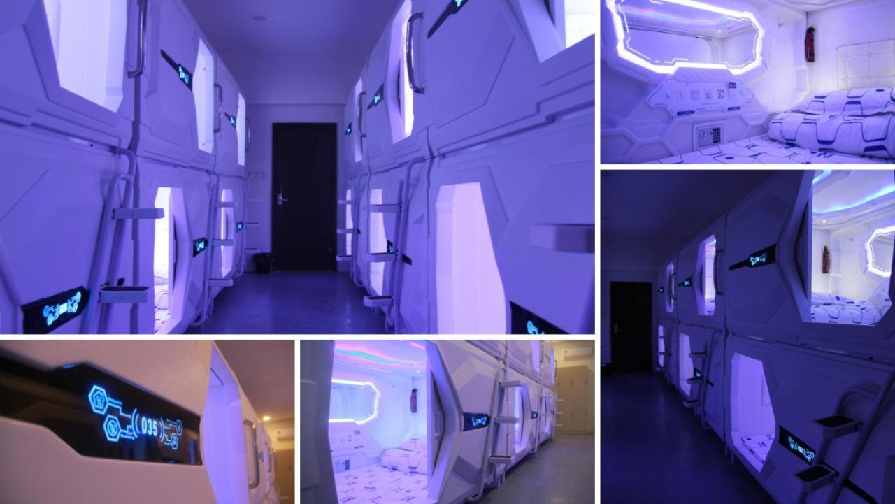 Space Cap Hotel Kota Kinabalu Bagian luar foto