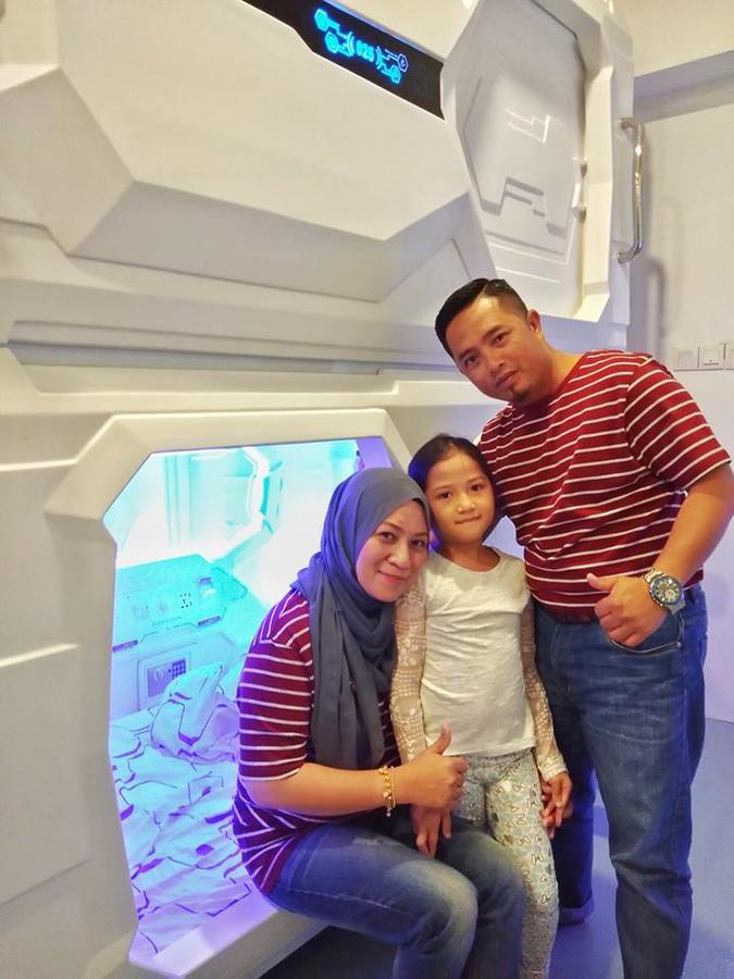 Space Cap Hotel Kota Kinabalu Bagian luar foto