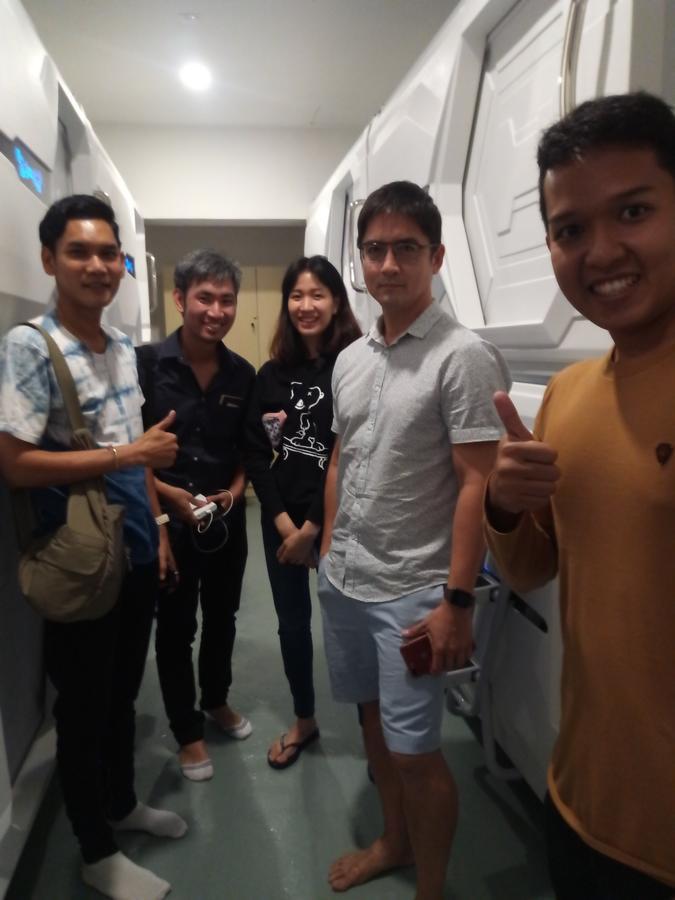 Space Cap Hotel Kota Kinabalu Bagian luar foto